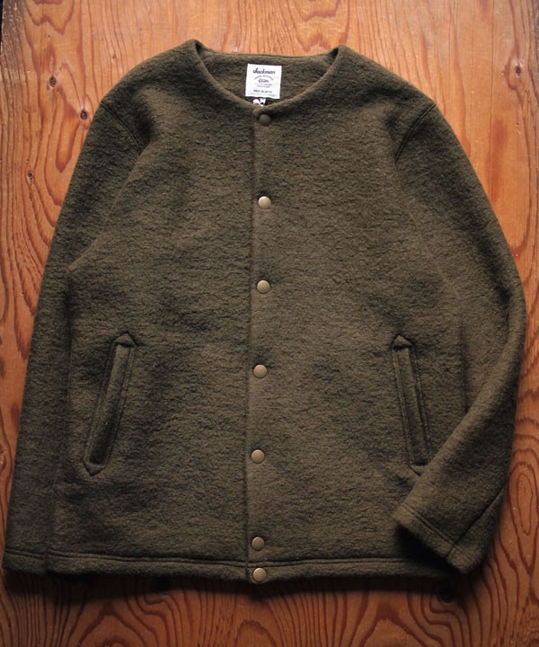 Jackman / ジャックマン】JM8278 Wool Collarless Jacket. 様々