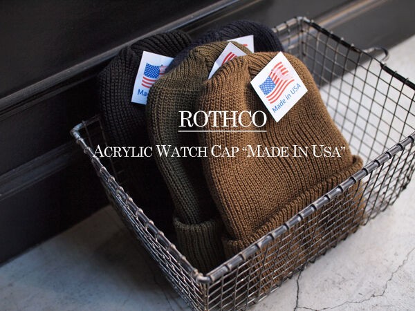 毎度お馴染みのチープなUSA製ワッチキャップ【ROTHCO】Acrylic Watch