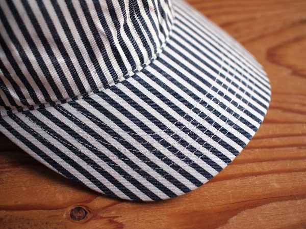 DENHAM CAP キャップ ヒッコリー ストライプ ライトブルー ワークキャップ（ヒッコリーストライプ） FA9670 | 飲食店制服