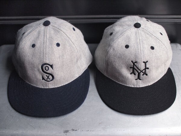 Cooperstown Ball Cap Co.】2-Tone Wool Flannels Baseball Cap Cooperstown Ball Cap Co.】2-Tone Wool Flannels Baseball Cap