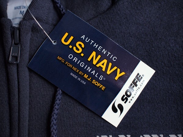 SOFFE / ソフィー】US Navy Pysical Training Zip Hoodie 