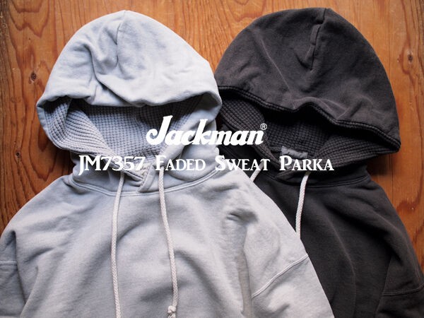 Jackman / ジャックマン】JM7357 Faded Sweat Parka. 1970年代の