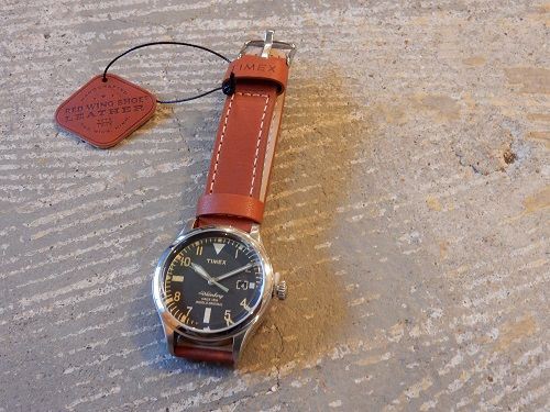 TIMEX WATERBURY RED WING WATCH : CHARCOAL*GREEN Furniture BLOG NEWS