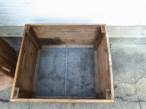 Vintage Wood Box : CHARCOAL*GREEN Furniture BLOG NEWS