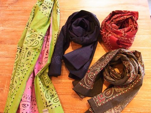 HAV-A-HANK / バンダナストール : CHARCOAL*GREEN BLOG NEWS