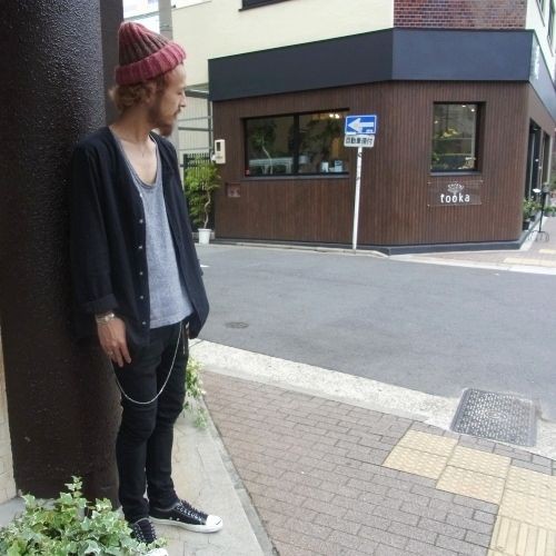 Atease~LIMITED WALLET-CHAIN~ : CHARCOAL*GREEN BLOG NEWS
