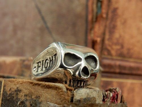 FLASH POINT-JIM SKULL RING～FIGHT ALONE : CHARCOAL*GREEN BLOG NEWS