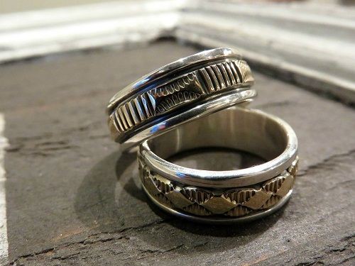 Bruce Morgan / 14K Combination Ring : CHARCOAL*GREEN BLOG NEWS Bruce Morgan / 14K Combination Ring : CHARCOAL*GREEN BLOG NEWS