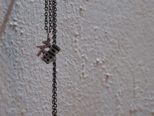 mollive HeavyOZ FUKU GOOD LUCK NECKLACE : CHARCOAL*GREEN BLOG NEWS