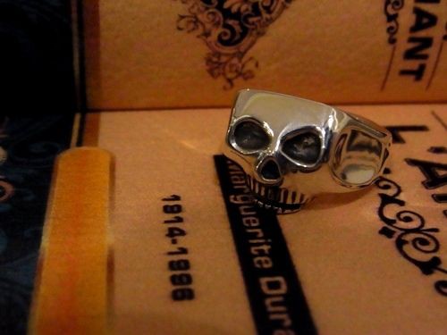 C*G限定 JIM SKULL RING-Solid Type : CHARCOAL*GREEN BLOG NEWS