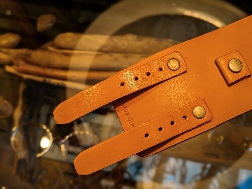 gbb custom leather JD Cuff Bracelet LIMITED JDcolor : CHARCOAL