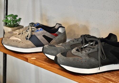 REPRODUCTION OF FOUND】FRENCH MILITARY TRAINER : CHARCOAL*GREEN 