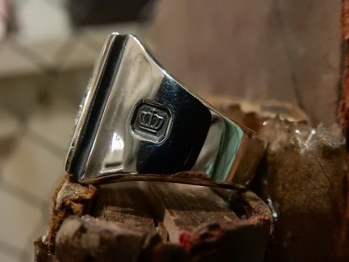 Vantique-LUCK SPADE RING : CHARCOAL*GREEN BLOG NEWS