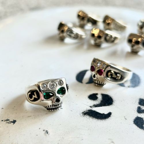 jam home made ジョニー・デップ　リング CG 20周年 LIMITED JIMSKULL RING JOHNNY DEPP OLD STYLE