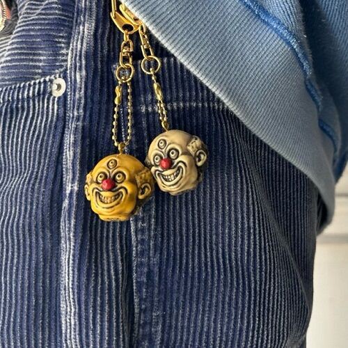 EYE OF GOD CLOWN PIERROT KEY HOLDER ／ mollive HeavyOZ × Wanderers