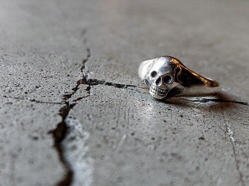 Vantique / 50S VINTAGE SKULL RING M : CHARCOAL*GREEN BLOG NEWS