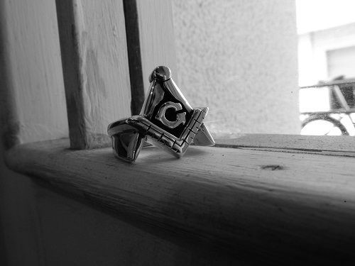 FLASH POINT MASONIC RING : CHARCOAL*GREEN BLOG NEWS 