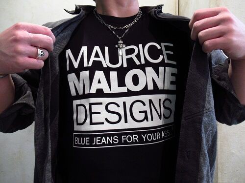 MAURICE MALONE ICONIC T-SHIRT : CHARCOAL*GREEN BLOG NEWS