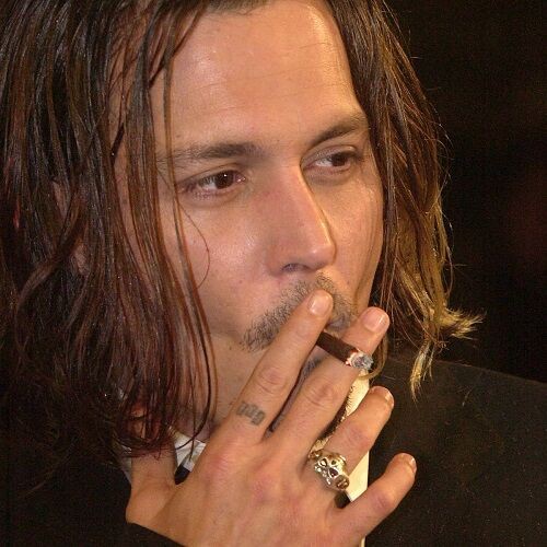 FLASH POINT~JIMSKULL RING～ JOHNNY DEPP/IGGY POP etc : CHARCOAL