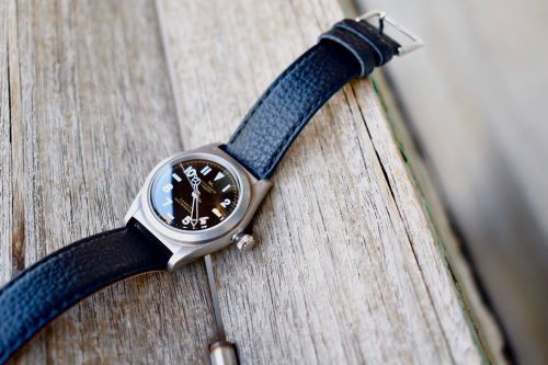 VAGUE WATCH Co.VABBLE custom : CHARCOAL*GREEN BLOG NEWS