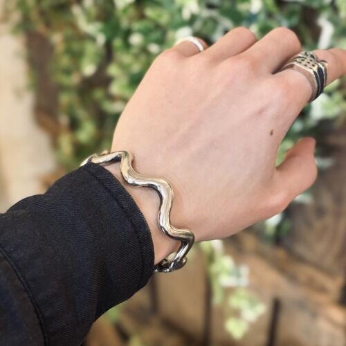 VIN'S～Snake Bangle Silver Plating～ : CHARCOAL*GREEN BLOG NEWS