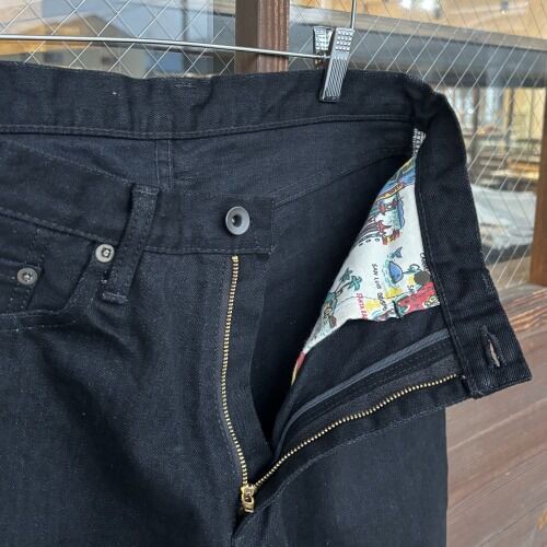 Sanca～ BLACK DENIM 5P BALLOON FIT : CHARCOAL*GREEN BLOG NEWS