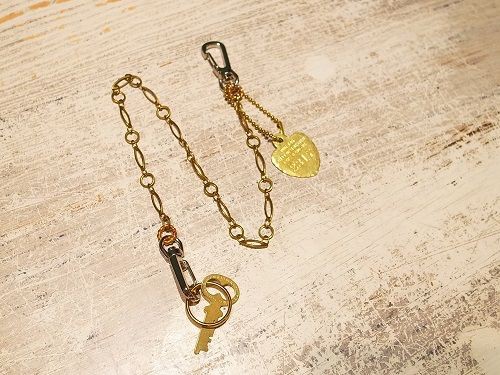 Atease / VINTAGE-TYPE ID KEY HOLDER & WALLET CHAIN