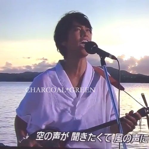 桐谷健太さん着用 日本テレビ The Music Day 夏のはじまり Charcoal Green Blog News