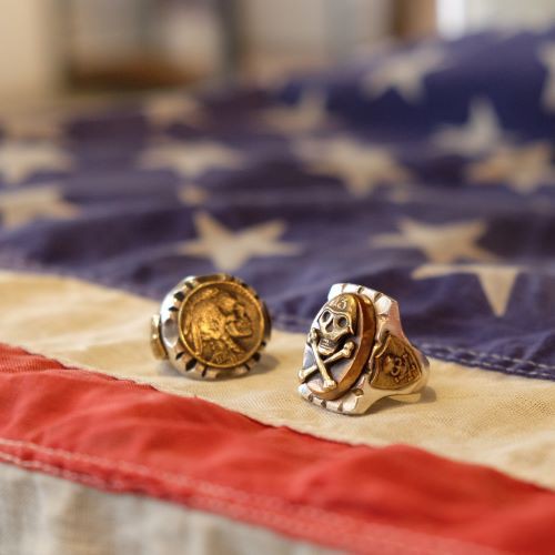 HTC メキシカンリング　スカル　指輪 HTC メキシカンリング スカル 指輪 楽天市場】HTC MEXICAN RING 長方形