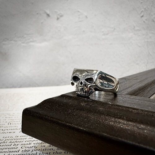 FLASH POINT / MINI JIM SKULL RING : CHARCOAL*GREEN BLOG NEWS