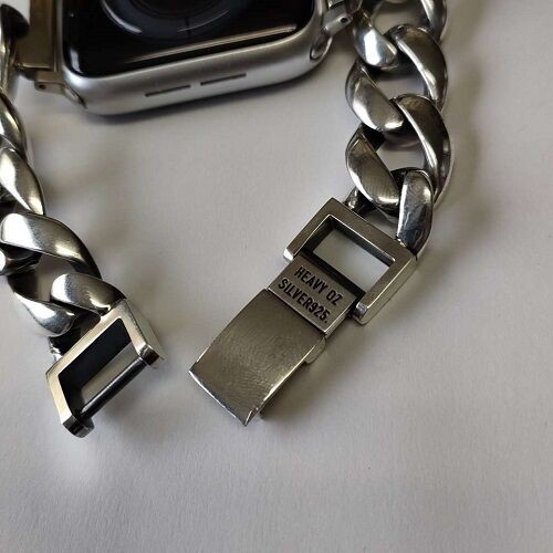 APPLE WATCH BAND・ SILVER925 BRACELET : CHARCOAL*GREEN BLOG NEWS