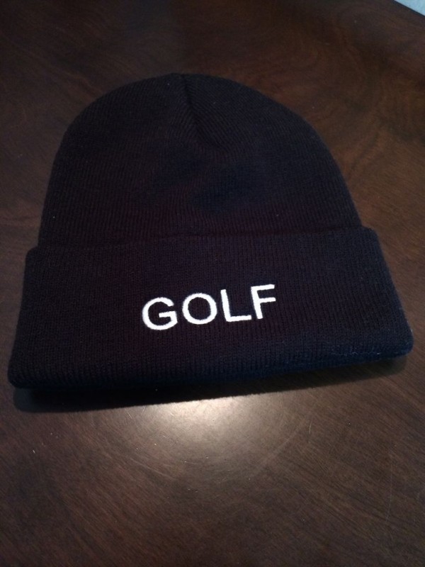 GOLF WANG LOGO BEANIE Chocolate ニットキャップbeanie - ニット 