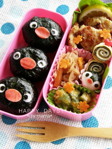 ピングーのお弁当 キャラ弁 デコ弁 Happy Days