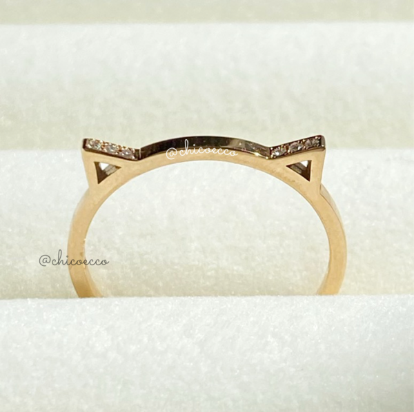 アーカー猫耳デザイン ゴールドリング最終値段 AHKAH（リング(指輪)）のフリマアイテム一覧