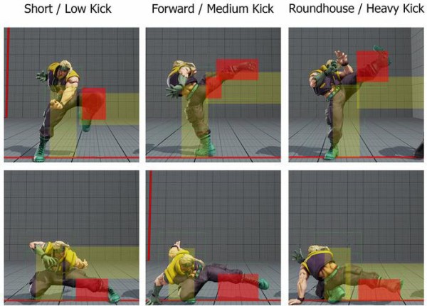 ストリートファイターv 全キャラのヒットボックスまとめ チゲ速