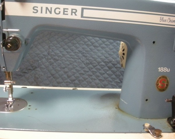 blue champion】SINGER 188u 巻き込め 職業用ミシン 調整済み