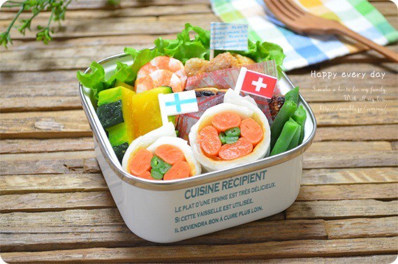 四角いタッパー詰め方 ポークチャップのお弁当 旧 おいしい毎日しあわせごはん