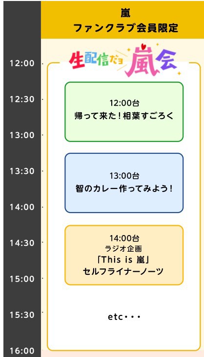 生配信だョ嵐会 44にして大野智