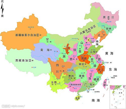 中国地図 全国 中国地図大全