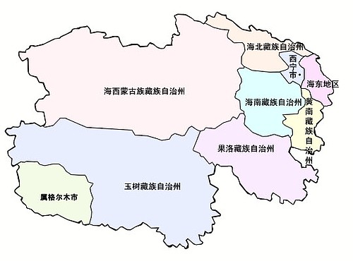 寧夏回族自治区地図 中国地図大全