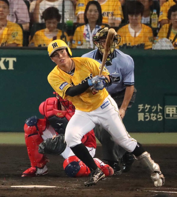 阪神 北條史也 23 打率 364 Ops 878 ちな虎やが 阪神タイガースまとめ