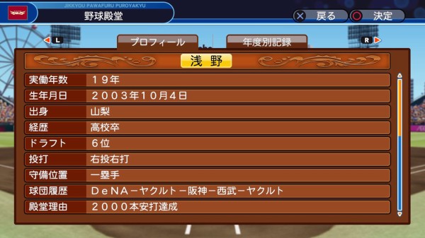 パワプロ18ペナントですごい経歴のレジェンドが生まれた ちな虎やが 阪神タイガースまとめ