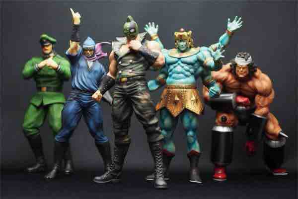 王位編チームのディスプレイ : チルチル フィギュアの部屋（キン肉マン