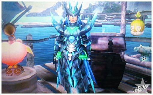 ｍｈ３ｇ ラギア希少種 剣士防具完成 自己満モンハン日記