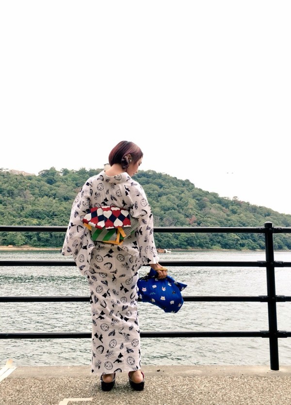 ランデヴー浴衣×ハート西陣織帯 : CHOKOとチョコと