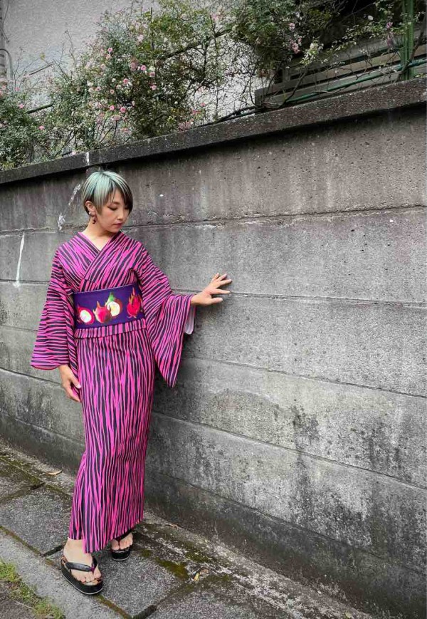 CHOKO×スゲノマロ「Let's Eat」半幅帯 C.H.O.K.O×スゲノマロ 半幅帯のご紹介 : CHOKOとチョコと