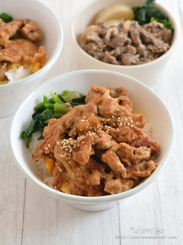 春休みのボウルランチと家弁。（のっけ丼） : ちょりまめ日和 | ちょり