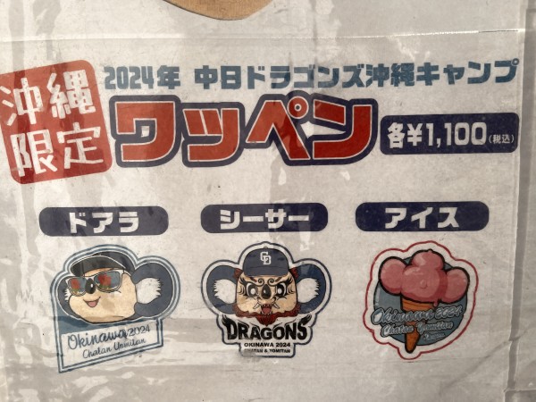 北谷町】春季キャンプ中の中日ドラゴンズグッズ購入品紹介