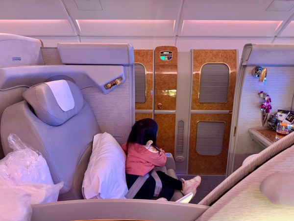 エミレーツ航空 ファーストクラス 機内設備・アメニティ・シート