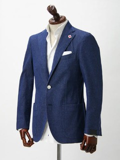 LARDINI ラルディーニ デニムジャケット LARDINI（ラルディーニ） ジャケット テンセル ウール ダイアゴナル